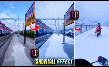 Instagram Trending Snowfall Video Editing