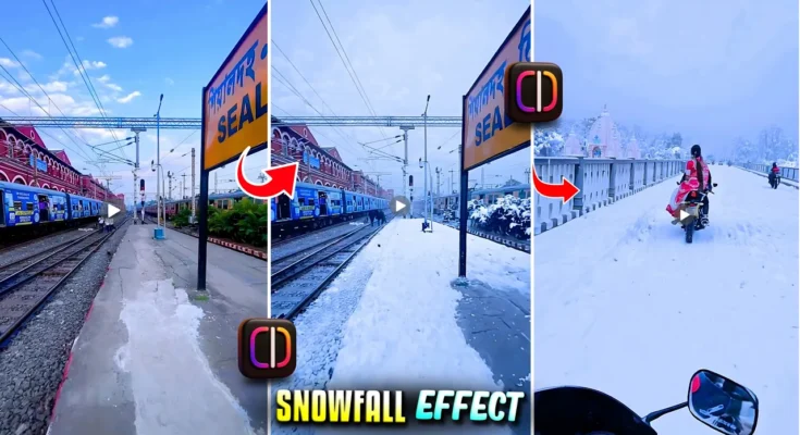 Instagram Trending Snowfall Video Editing