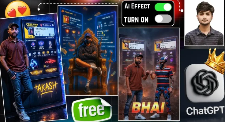 Trending Free Fire Profile Photo Editing ChatGPT